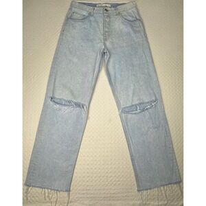 Grlfrnd Bella Boyfriend Jeans Women Distressed Sz‎ 27 (31x31) Y2K Baggy LA Made